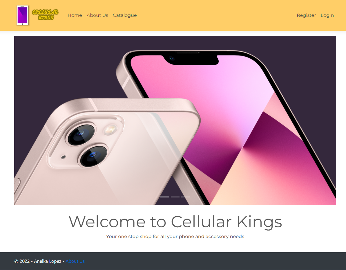 Cellular Kings eCommerce Website